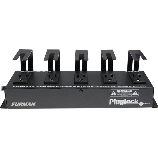 Main product image for Furman PLUGLOCK 15A Power Distribution Strip with 5 Outlets248-7860